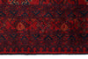 5x7 Red and Navy Turkish Tribal Rug