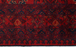 5x7 Red and Navy Turkish Tribal Rug