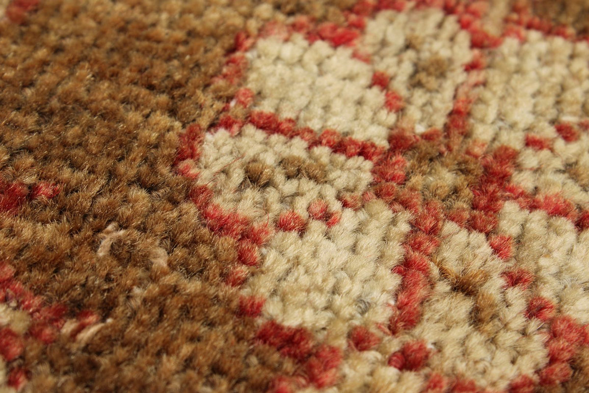 3x14 Red and Gold Turkish Tribal Runner