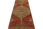 3x14 Red and Gold Turkish Tribal Runner