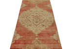 3x14 Red and Gold Turkish Tribal Runner