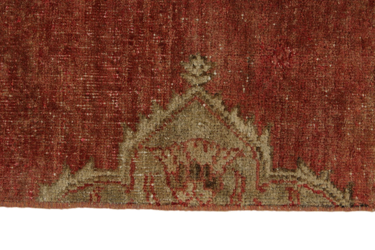 3x14 Red and Gold Turkish Tribal Runner