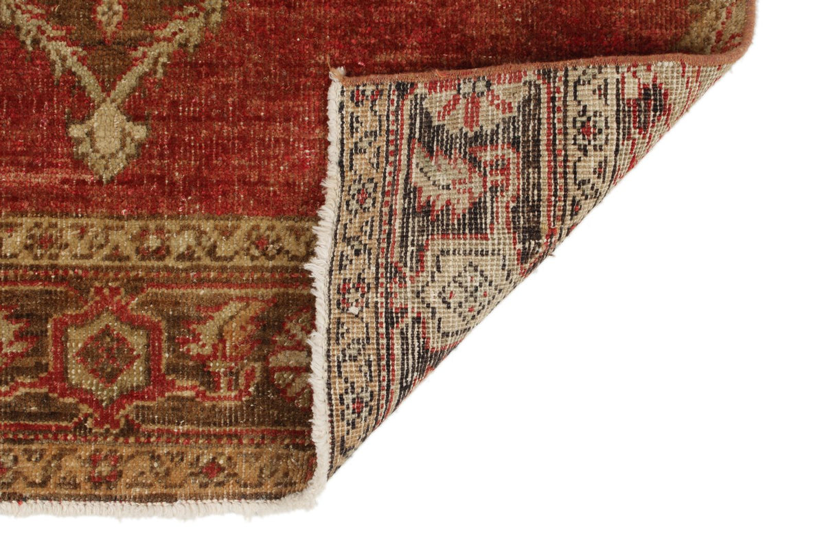 3x14 Red and Gold Turkish Tribal Runner