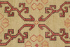 3x11 Red and Green Turkish Tribal Rug