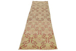 3x11 Red and Green Turkish Tribal Rug