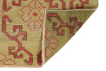 3x11 Red and Green Turkish Tribal Rug