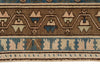 6x12 Light Blue and Brown Turkish Tribal Runner