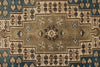 6x12 Light Blue and Brown Turkish Tribal Runner