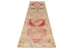 3x12 Red and Multicolor Turkish Tribal Runner