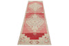 3x12 Pink and Ivory Turkish Tribal Runner
