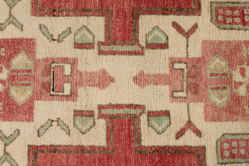 3x10 Red and Green Turkish Tribal Runner