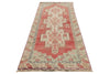 3x10 Red and Green Turkish Tribal Runner