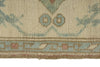 5x9 Blue and Ivory Turkish Tribal Rug