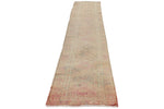 3x13 Pink and Beige Turkish Tribal Runner