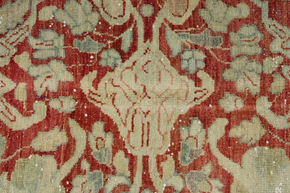 10x13 Red and Light Blue Persian Traditional Rug