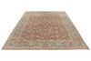 10x13 Red and Light Blue Persian Traditional Rug