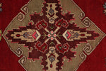 4x11 Red and Green Turkish Tribal Runner