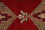 4x11 Red and Green Turkish Tribal Runner