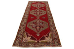 4x11 Red and Green Turkish Tribal Runner