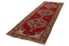 4x11 Red and Green Turkish Tribal Runner