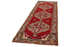 4x11 Red and Green Turkish Tribal Runner