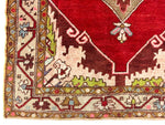 4x11 Red and Green Turkish Tribal Runner