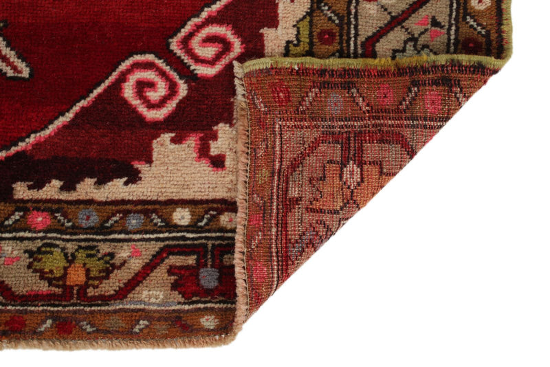 4x11 Red and Green Turkish Tribal Runner