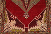 4x11 Red and Green Turkish Tribal Runner