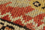 3x13 Red and Gold Turkish Tribal Runner