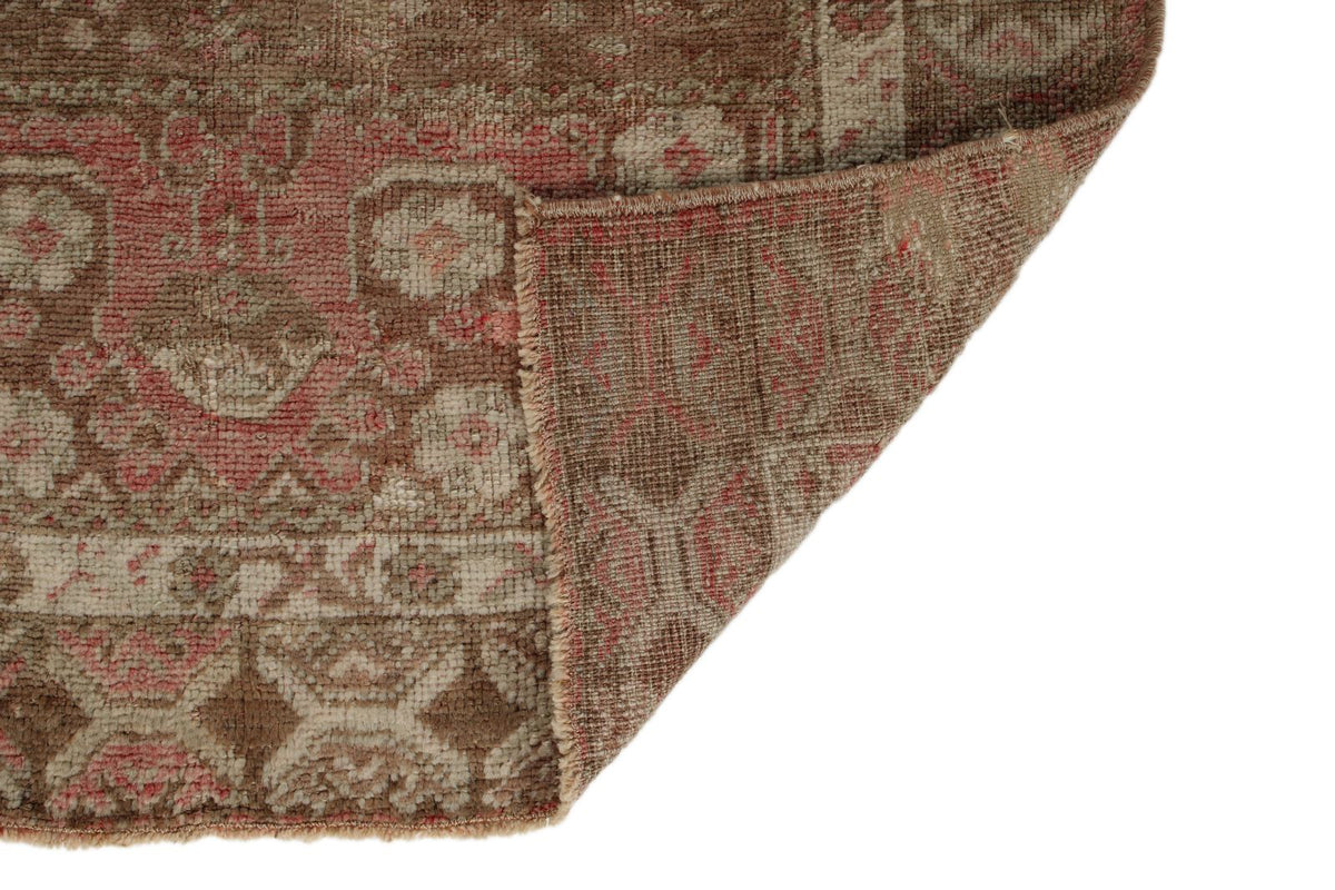 3x8 Red and Beige Turkish Tribal Runner