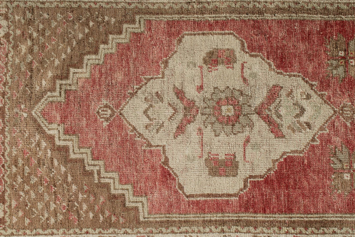 3x8 Red and Brown Turkish Tribal Runner