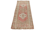 3x8 Red and Brown Turkish Tribal Runner