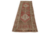 3x8 Red and Brown Turkish Tribal Runner