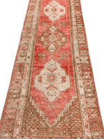 3x8 Red and Brown Turkish Tribal Runner