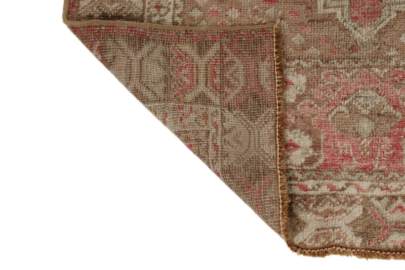 3x8 Red and Brown Turkish Tribal Runner