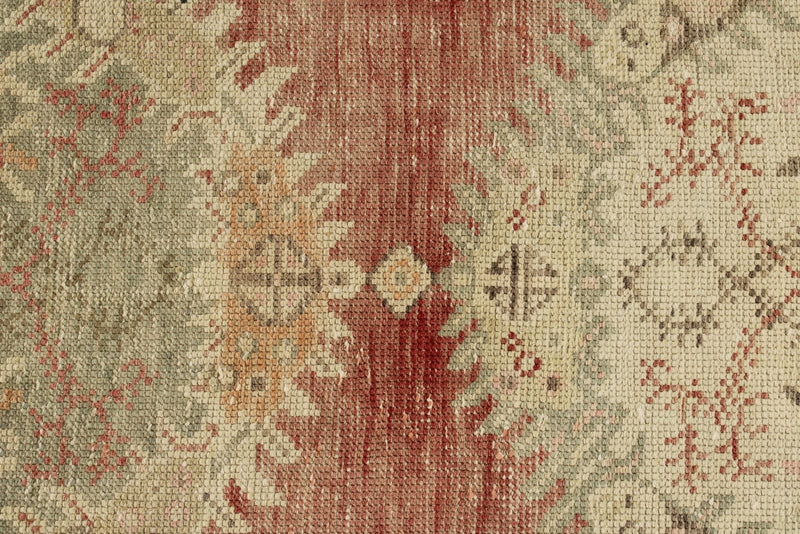 3x12 Red and Green Turkish Tribal Runner