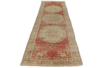 3x12 Red and Green Turkish Tribal Runner