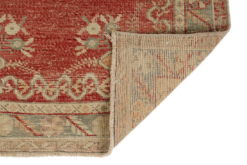 3x12 Red and Green Turkish Tribal Runner