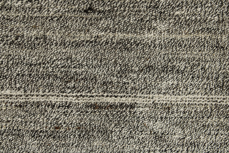 2x37 Gray and Beige Turkish Tribal Runner