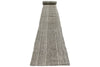 2x37 Gray and Beige Turkish Tribal Runner