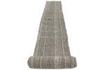 2x37 Gray and Beige Turkish Tribal Runner