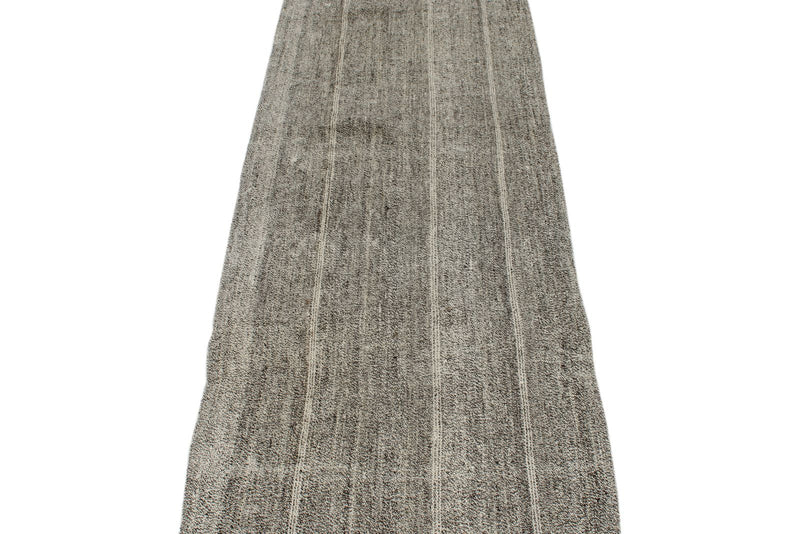 2x37 Gray and Beige Turkish Tribal Runner