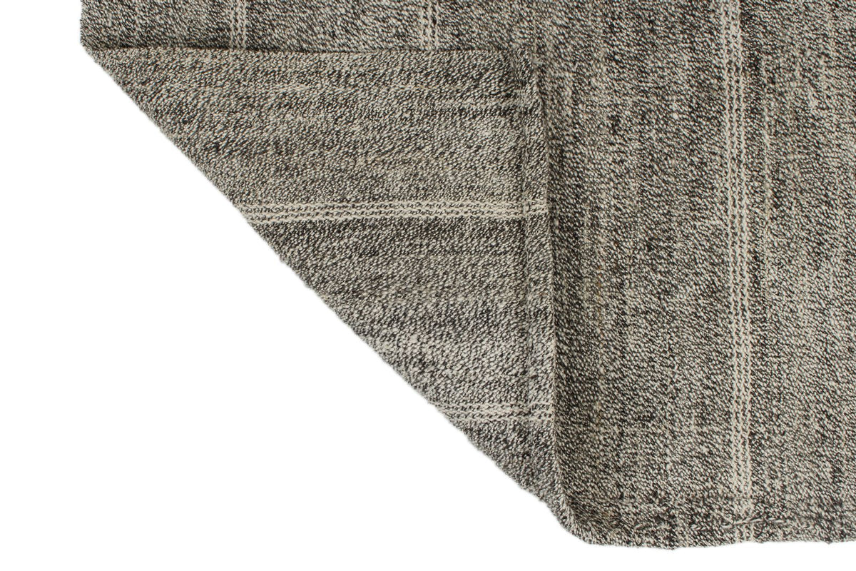 2x37 Gray and Beige Turkish Tribal Runner