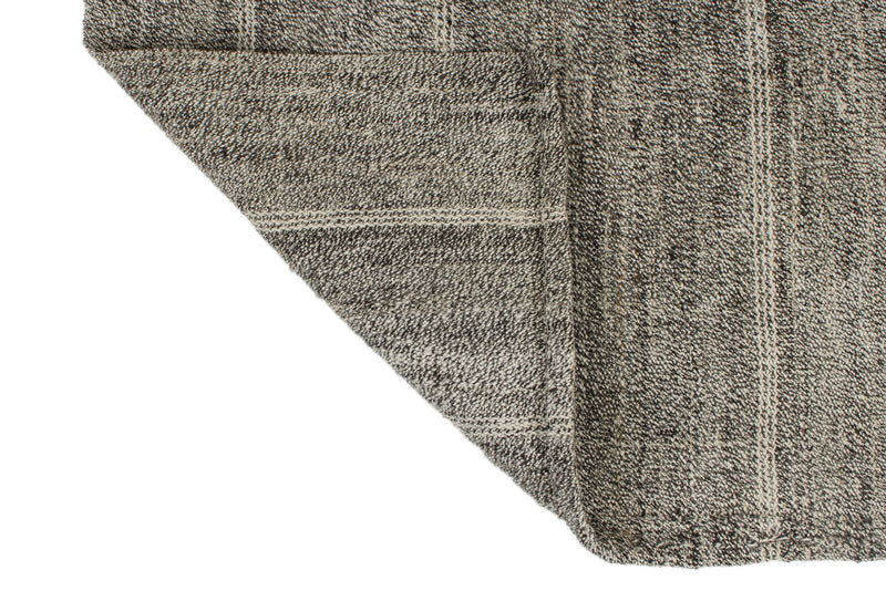 2x37 Gray and Beige Turkish Tribal Runner