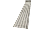 2x41 Gray and Beige Turkish Tribal Runner