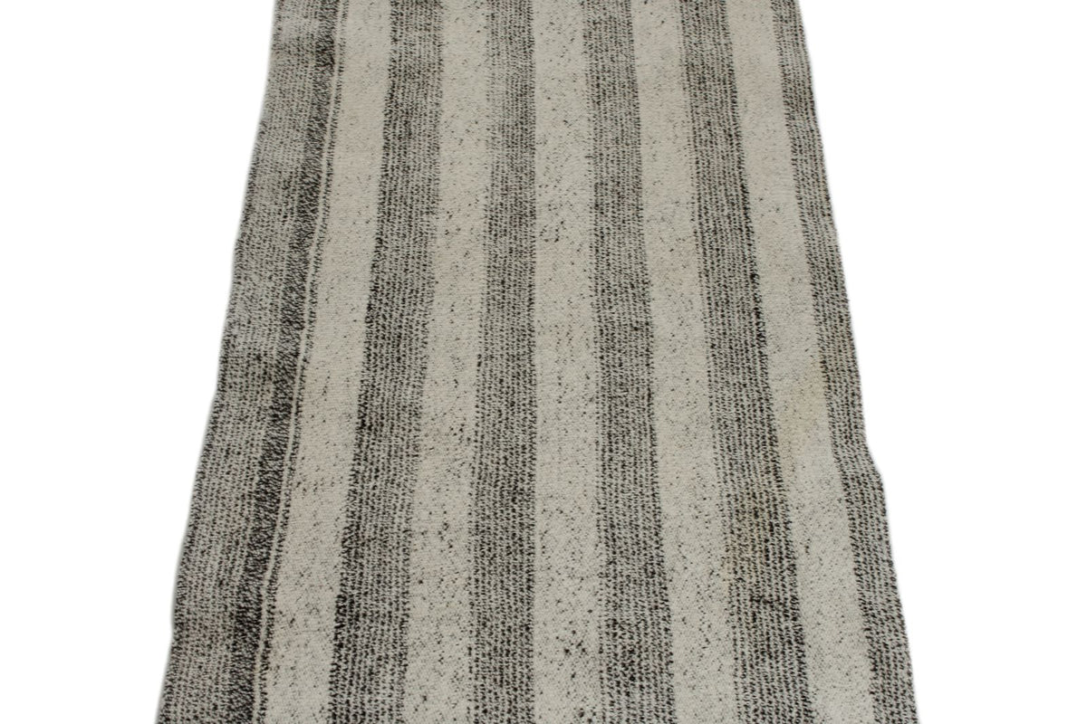 2x41 Gray and Beige Turkish Tribal Runner