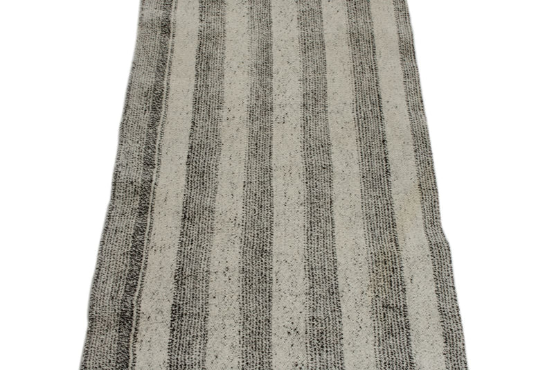 2x41 Gray and Beige Turkish Tribal Runner