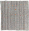 8x8 Gray and Beige Turkish Tribal Rug