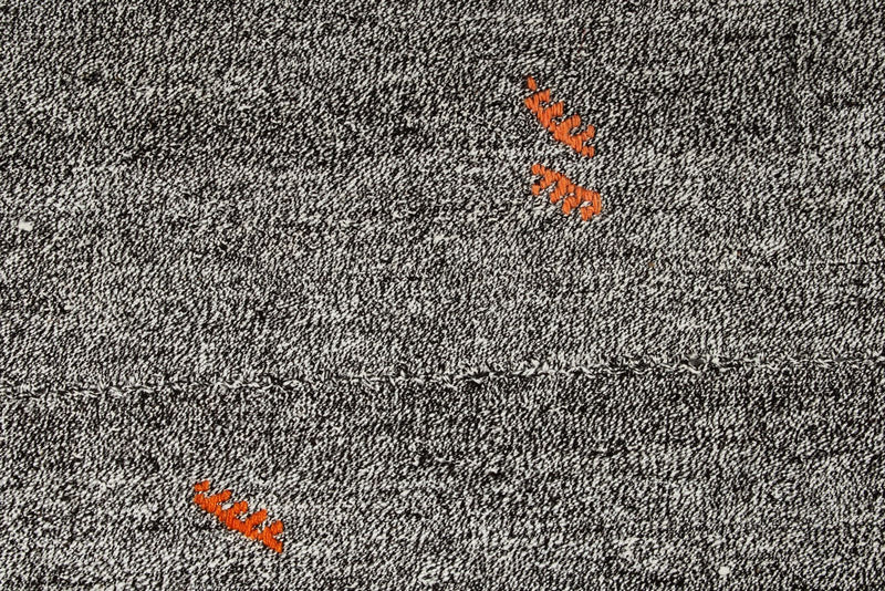 8x8 Gray and Beige Turkish Tribal Rug