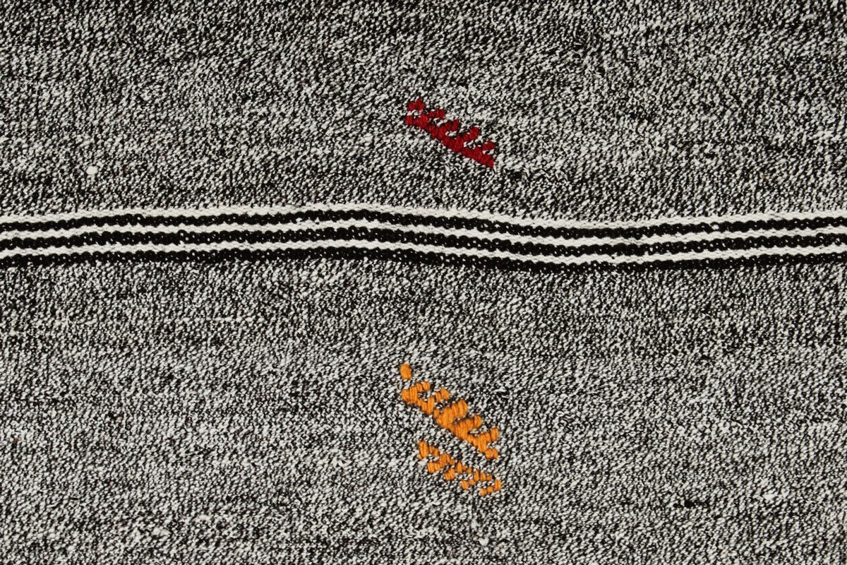 8x8 Gray and Beige Turkish Tribal Rug